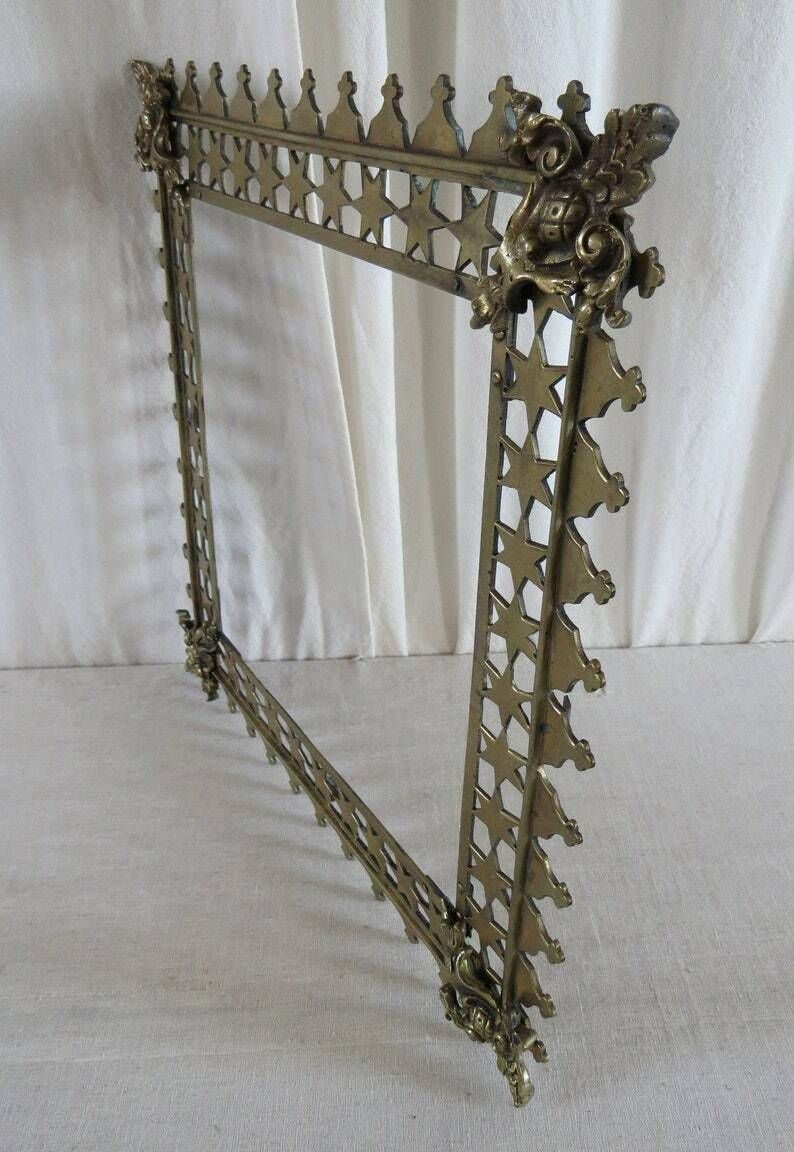 Antique Brass Frame / Unique Decorative. Mid 19th Century. photo 365.0