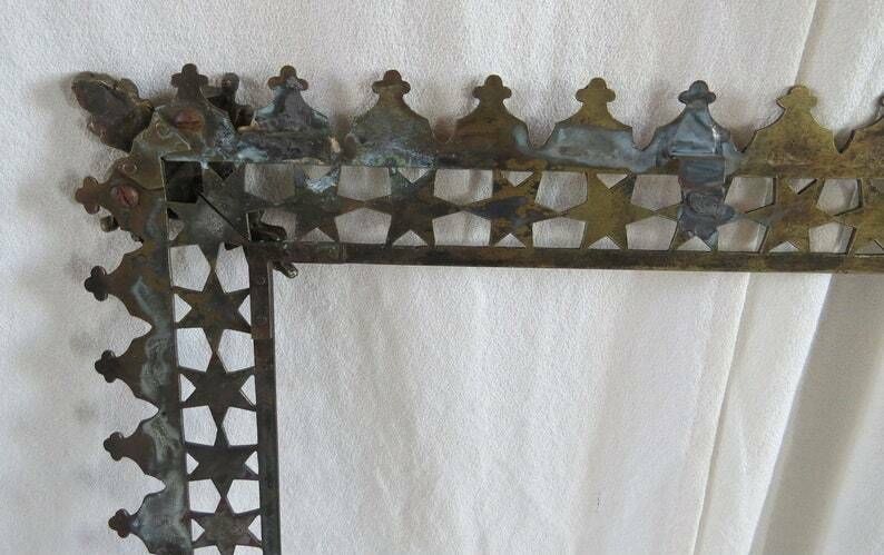 Antique Brass Frame / Unique Decorative. Mid 19th Century. photo buy