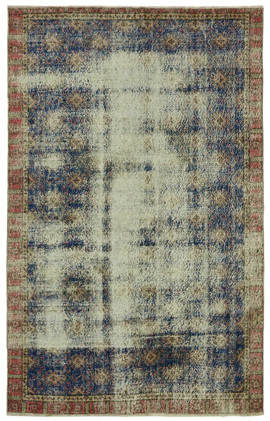 Beige Turkish Vintage Area Rug 172 Cm X 268 Cm