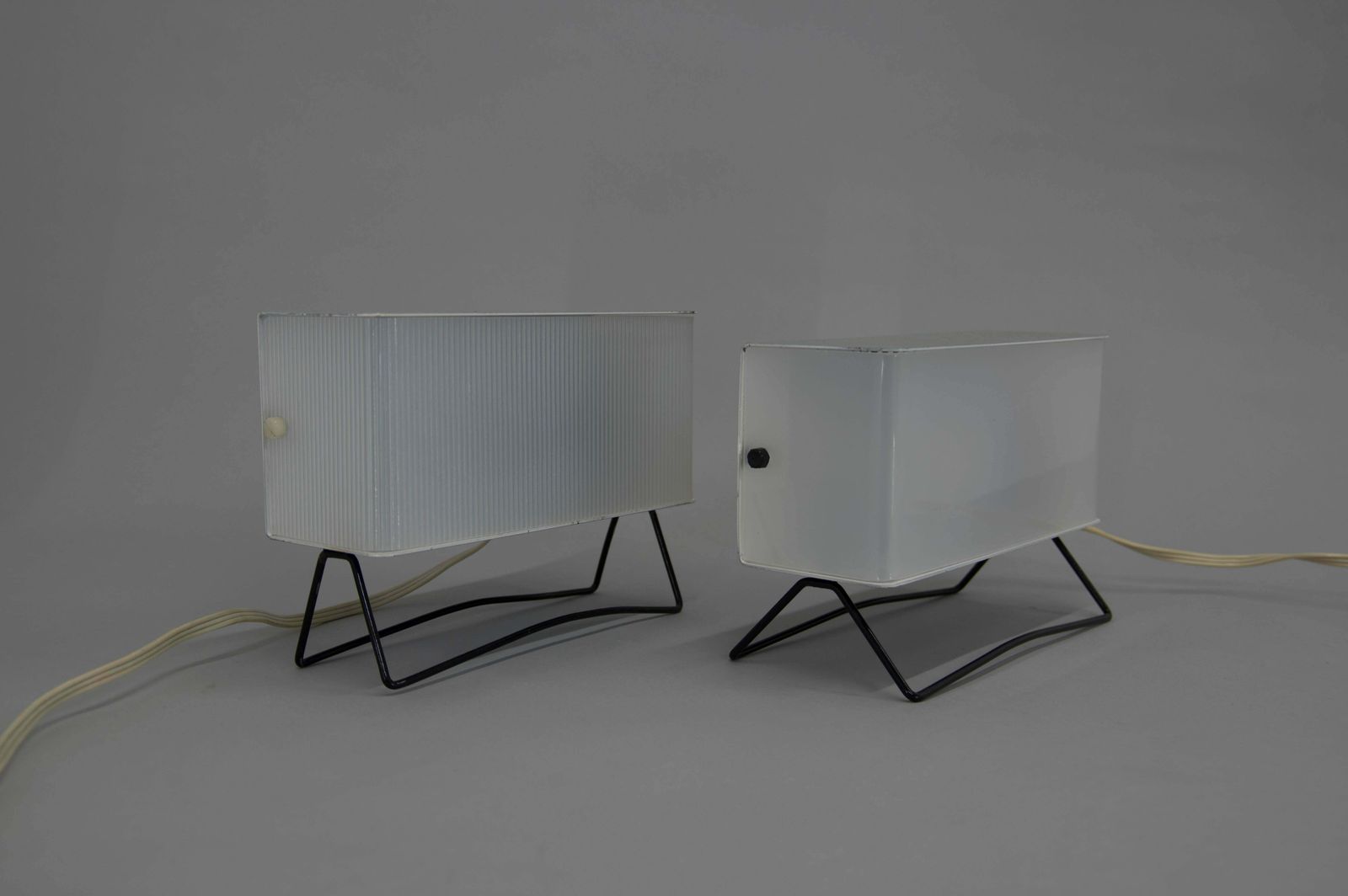 Set Of Two Table Lamps By Pokrok Zilina 1960s photo for sale