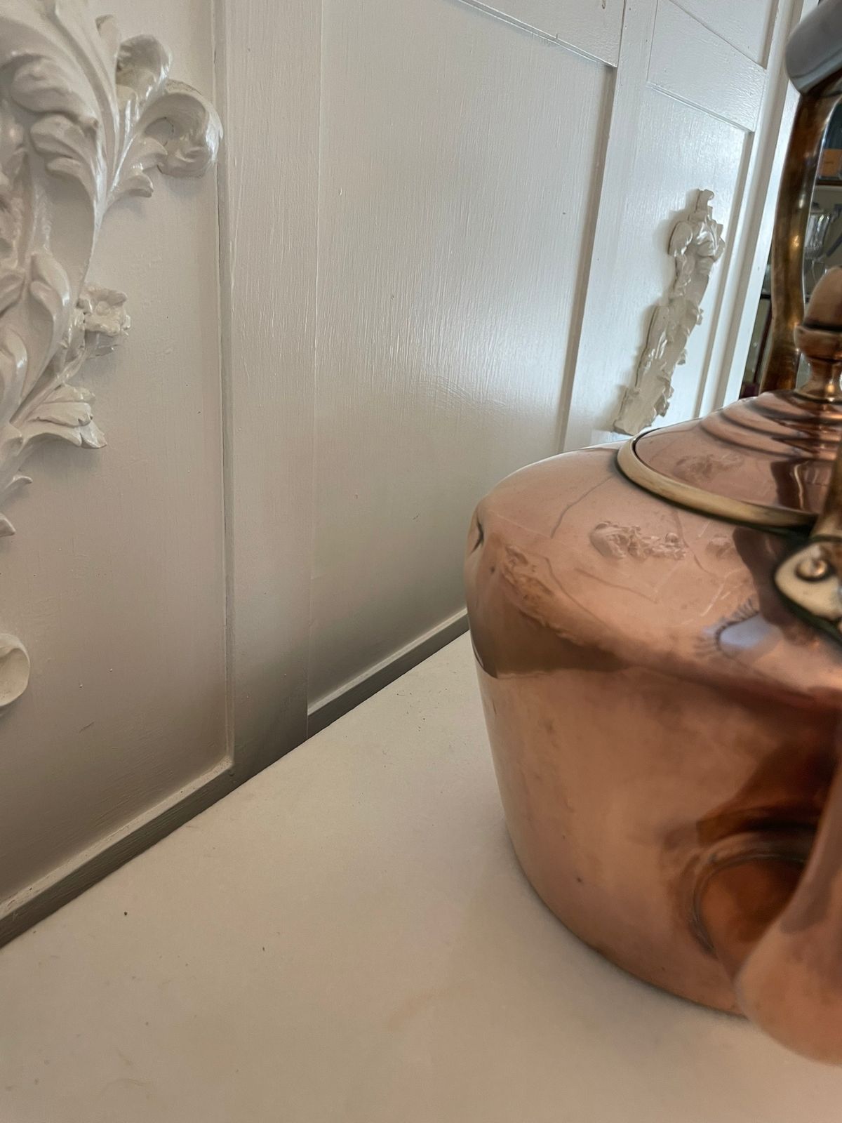 Antique George III Quality Copper Kettle photo furniture