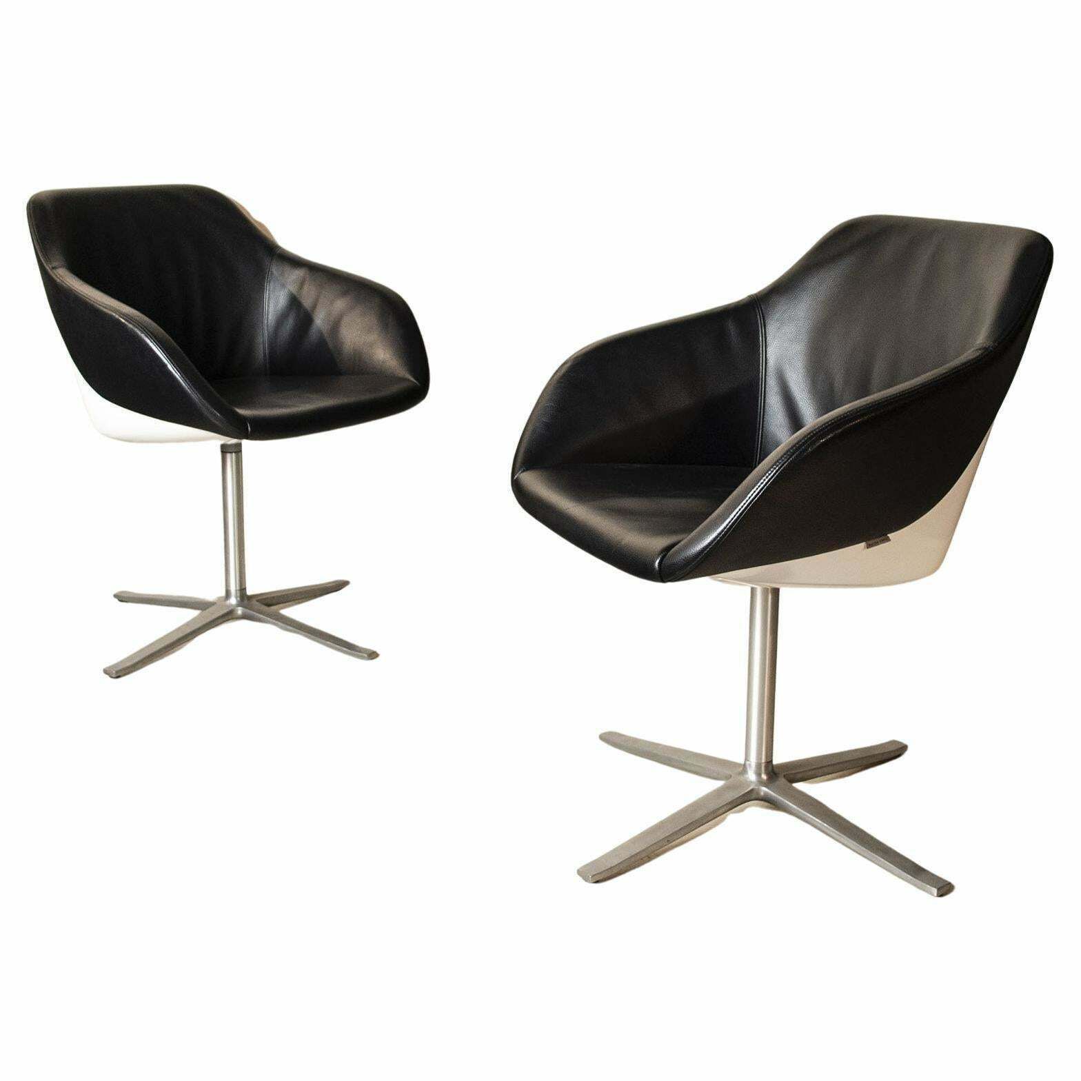 Pearson Lloyd Set Of Two Lounge Chairs 90’s