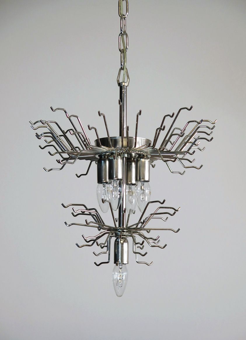 Vintage Murano Chandelier – 92 Trasparent Prism Triedri photo furniture