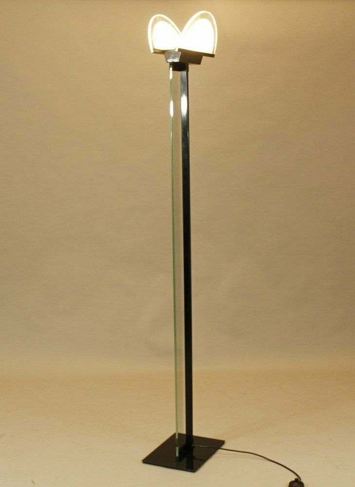 Uplighter Floor Lamp From Lamperti Italy 1980s photo vinterior