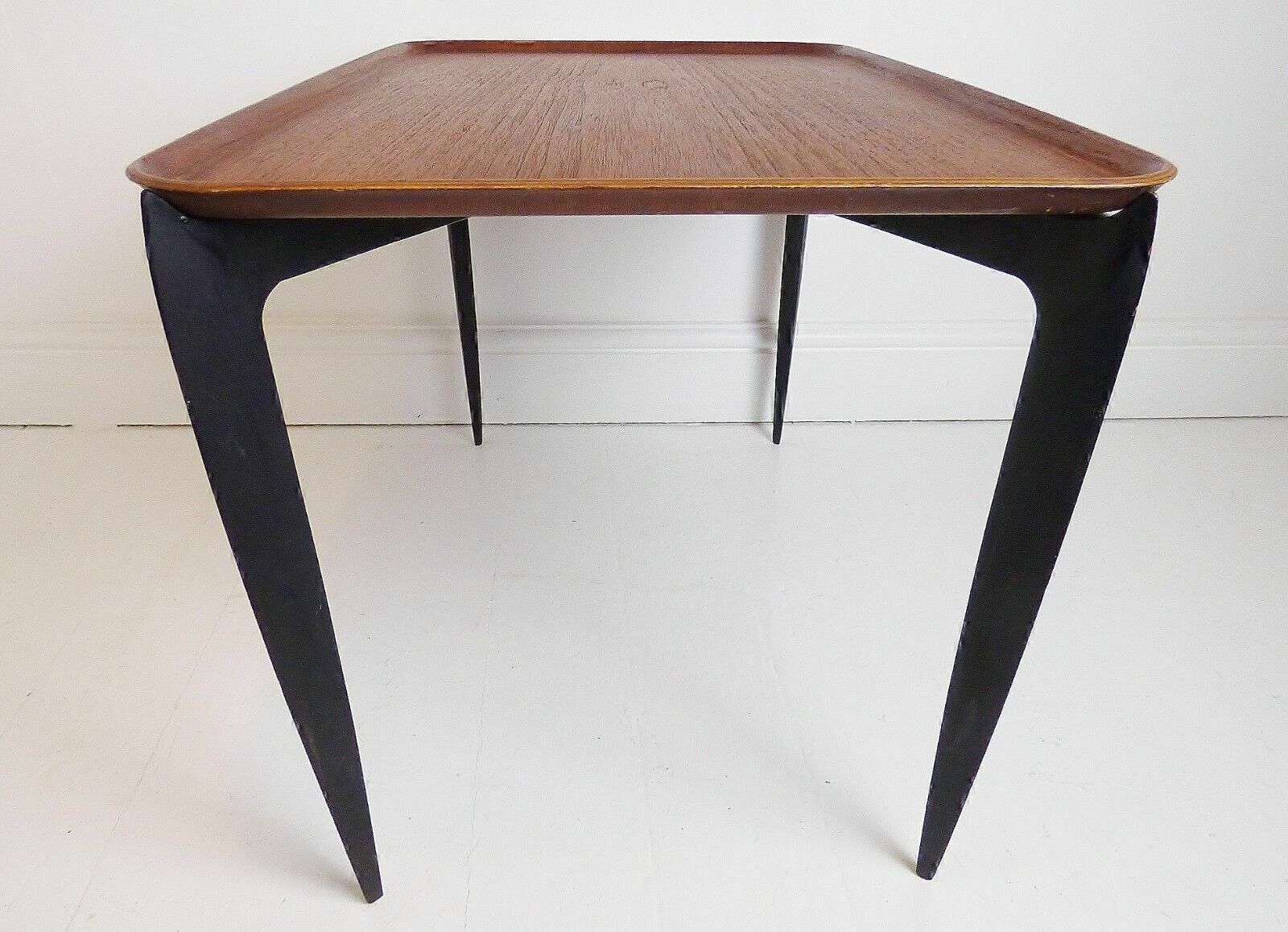 Rare Stunning Vintage Danish Teak Fritz Hansen Serving Tray Table / Coffee Table photo for sale