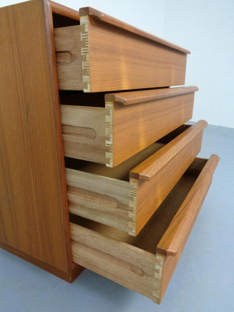 photo vintage Danish Teak Chest Of Drawers From Gasvig Møbler, 1960s