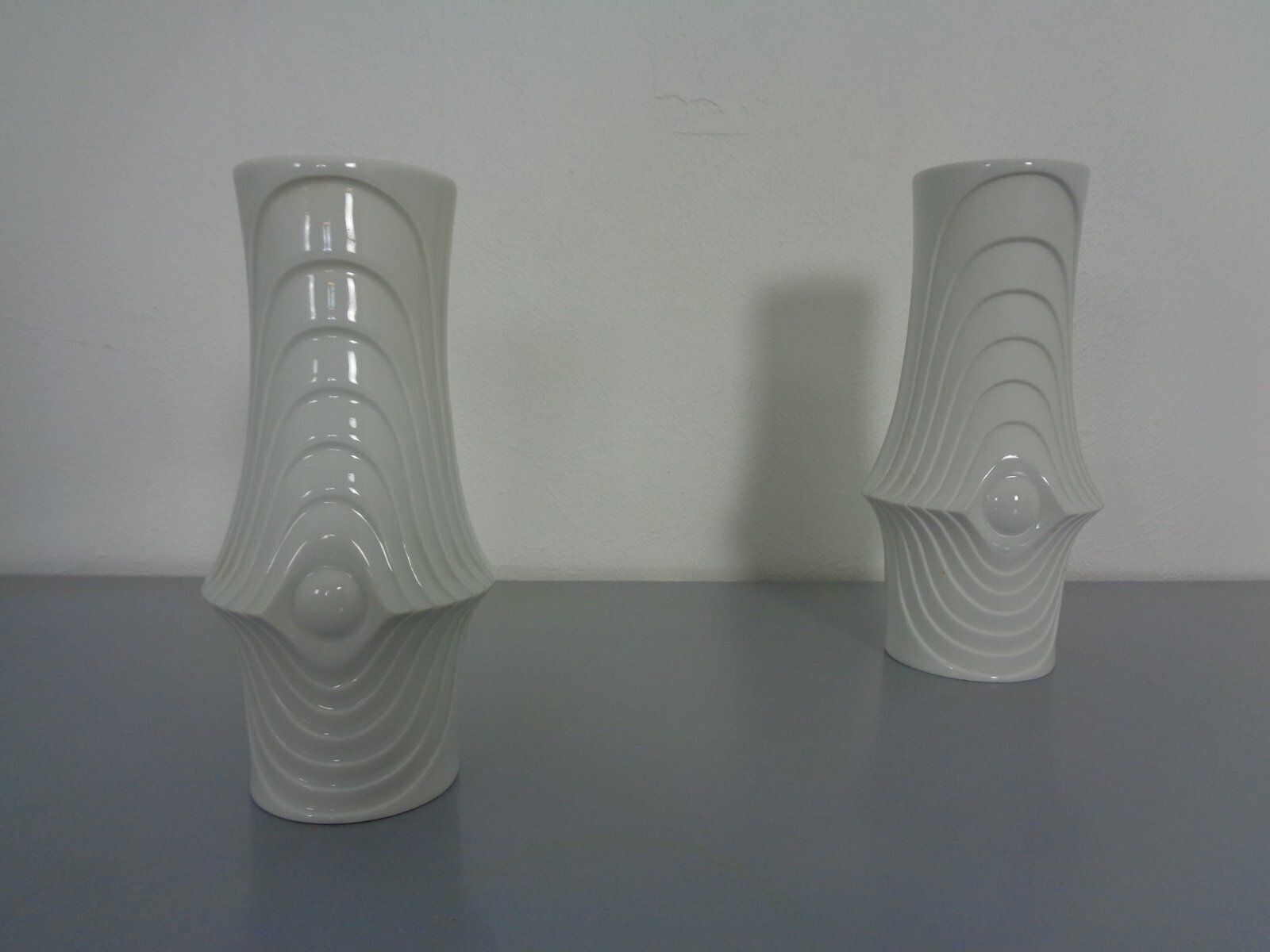 Space Age Op Art Vases From Royal Kpm, 1960s, Set Of 2 photo furniture