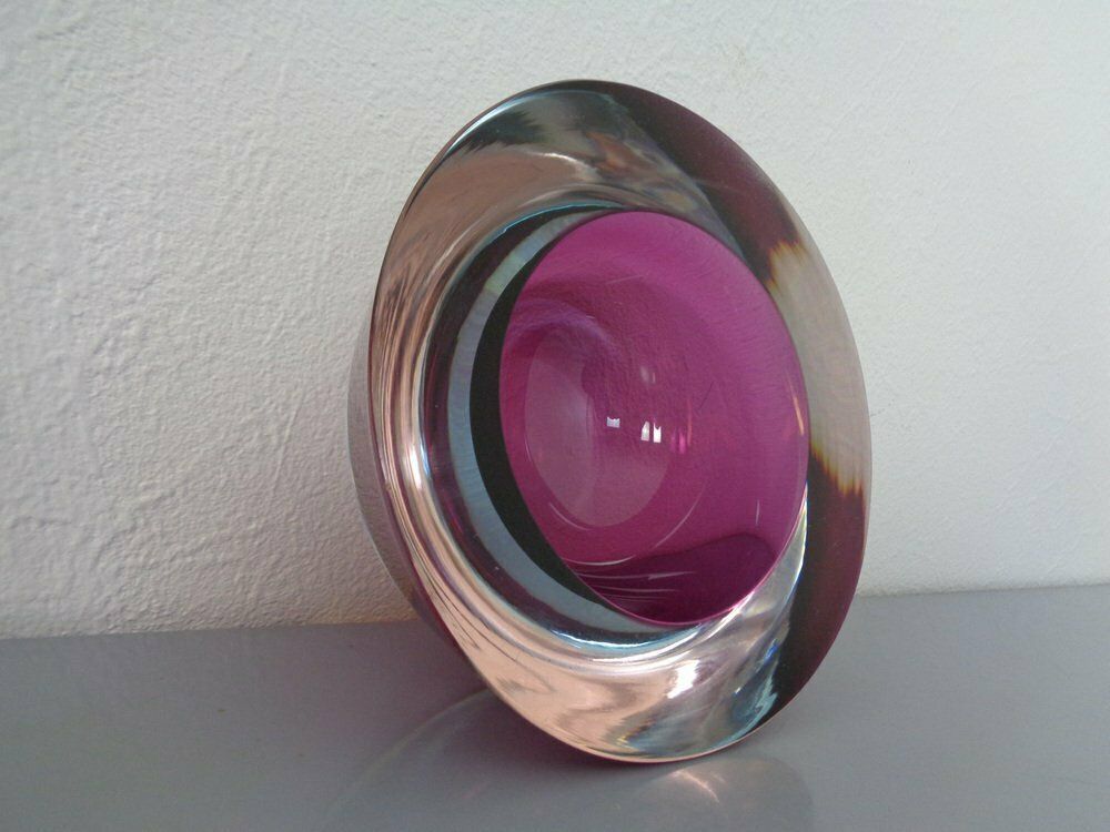 photo vinterior Sommerso Murano Glass Bowls By Flavio Poli, 1960s, Set Of 4