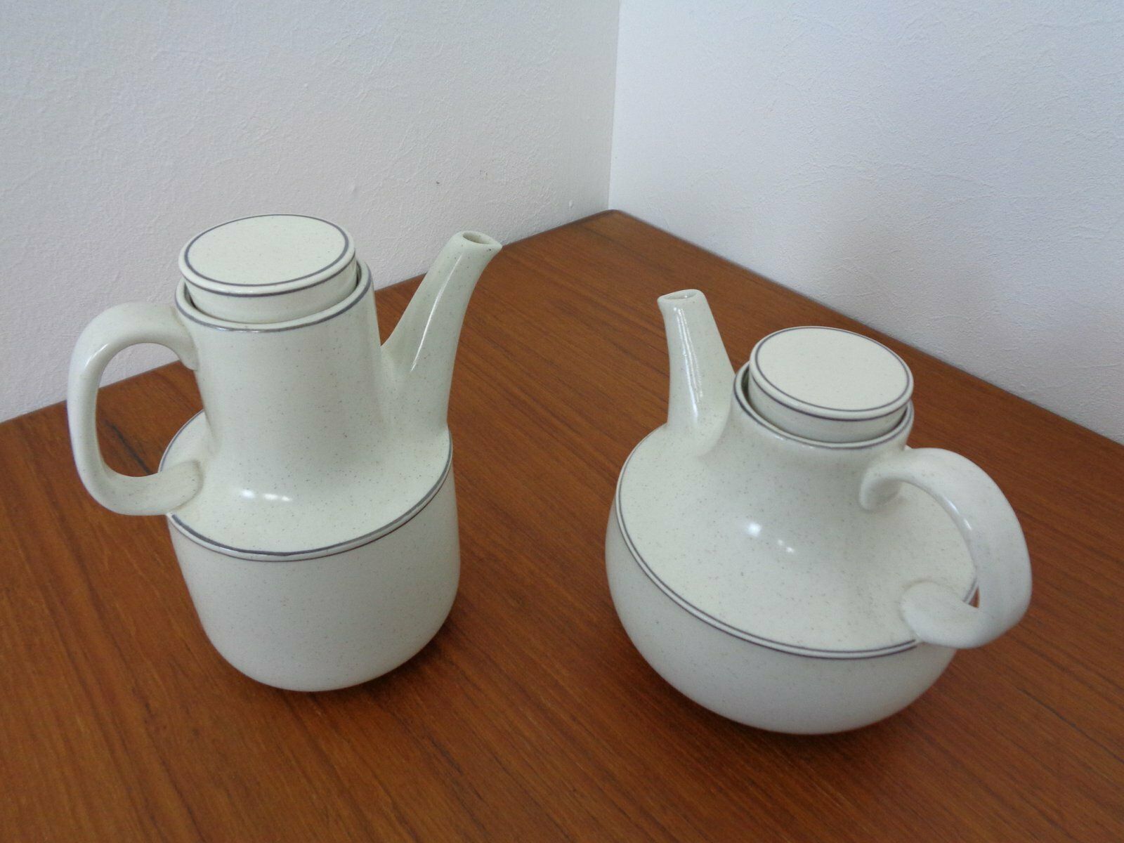 photo for sale Swedish Birka Tea Pot & Coffeepot By Stig Lindberg For Gustavsberg, 1960s, Set Of 2