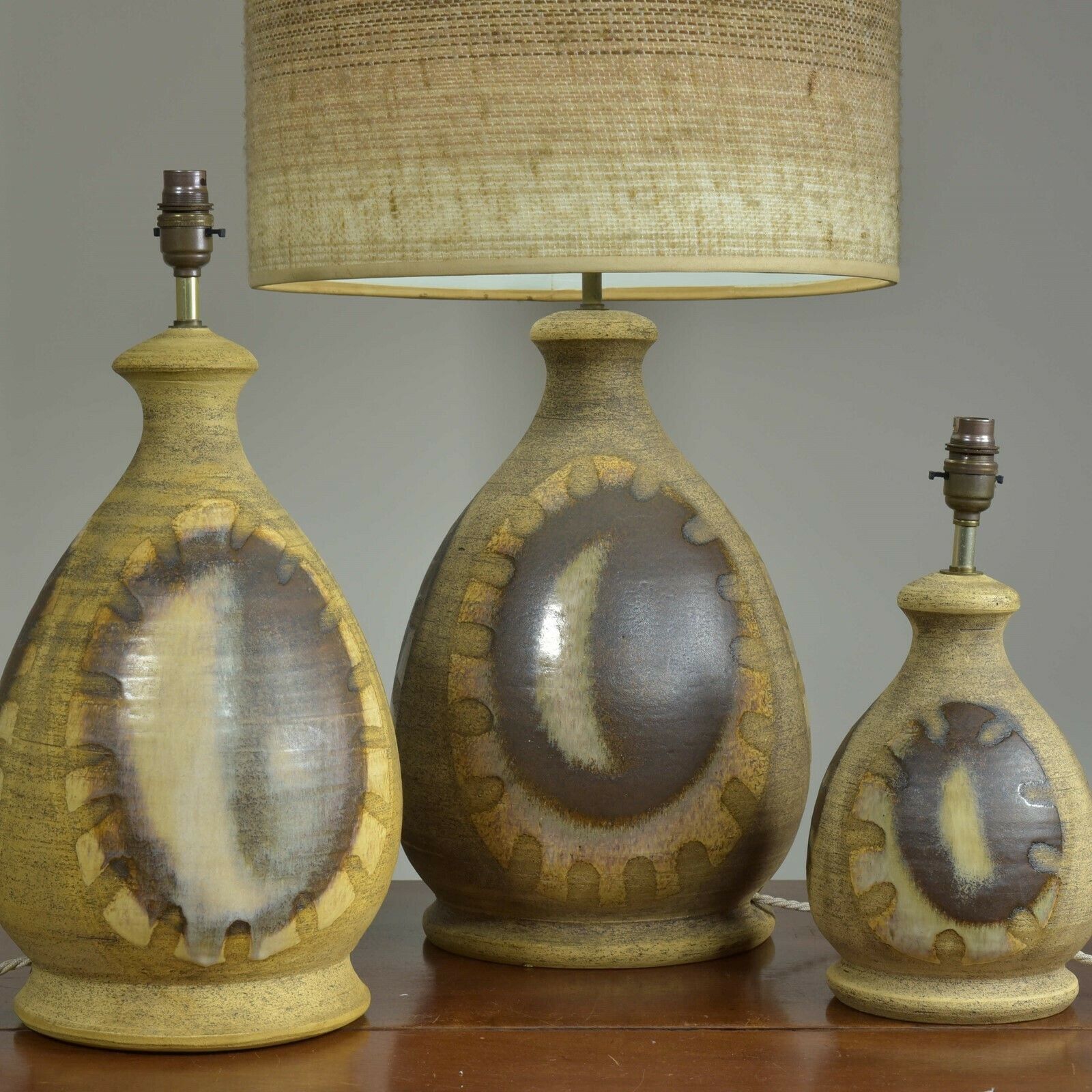Medium Iden Pottery Lamp, 1970s photo for sale