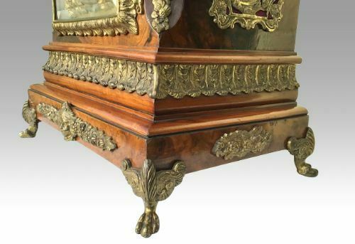 Large Triple Fusee Bracket Boardroom Musical Clock photo 5600.0