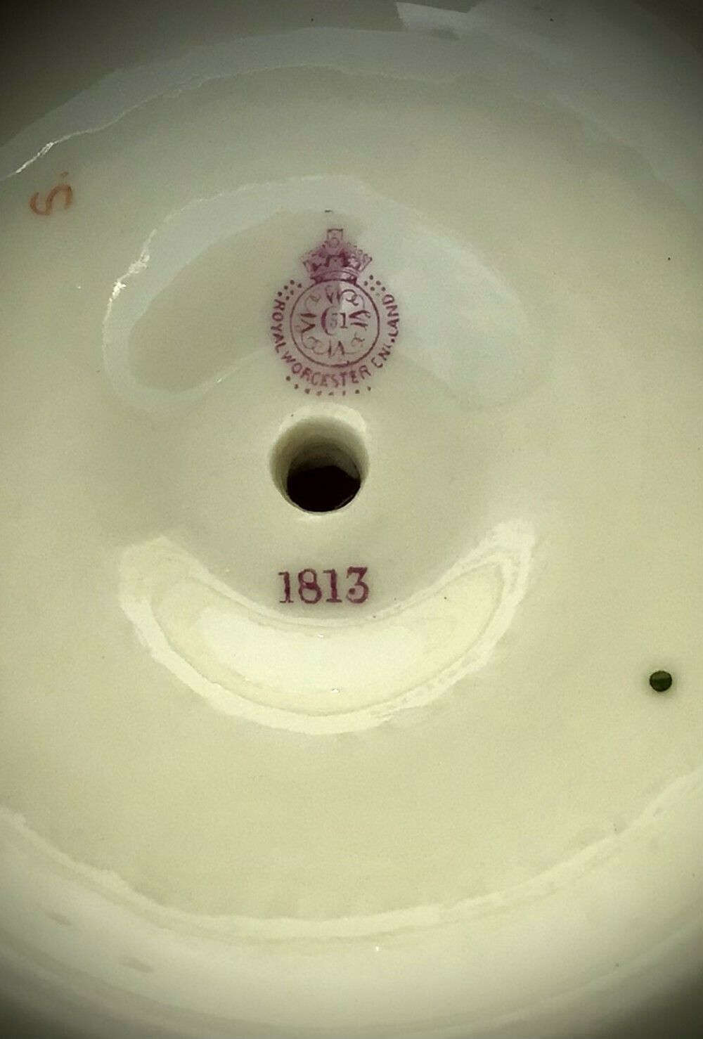 Antique Royal Worcester Blush Ivory Pot Pourri Pedestal Vase photo 760.0