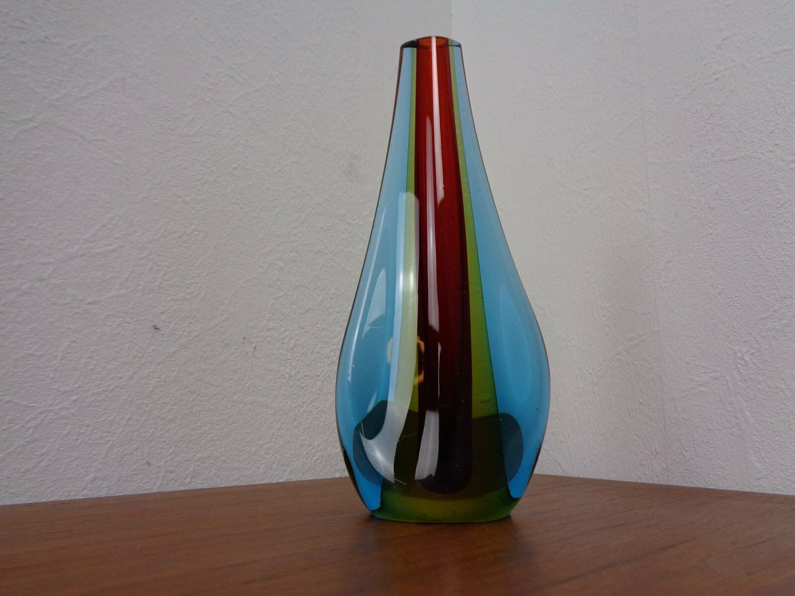 Murano Glass Teardrop Vase By Flavio Poli, 1960s photo furniture