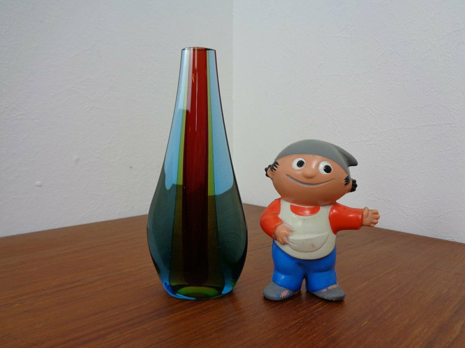 Murano Glass Teardrop Vase By Flavio Poli, 1960s photo vinterior