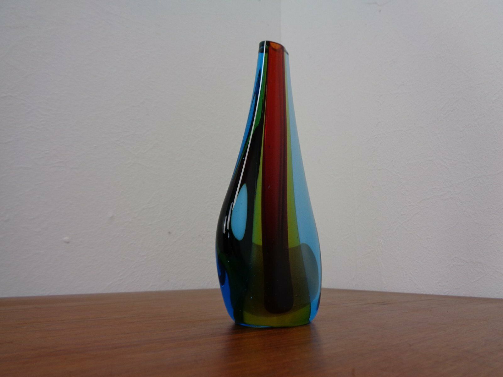 photo vinterior Murano Glass Teardrop Vase By Flavio Poli, 1960s