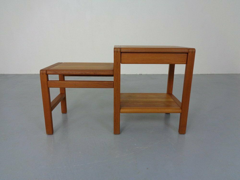 Teak Side Table With Drawer From Salling Stolefabrik Durup, 1970s