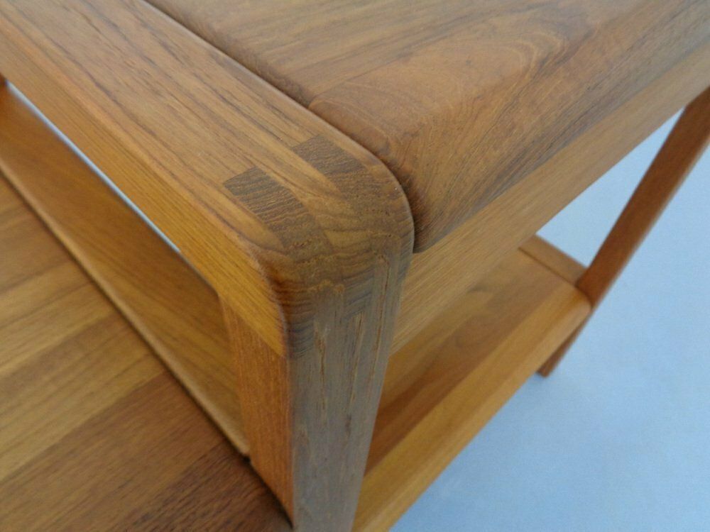 607.0 Teak Side Table With Drawer From Salling Stolefabrik Durup, 1970s photo