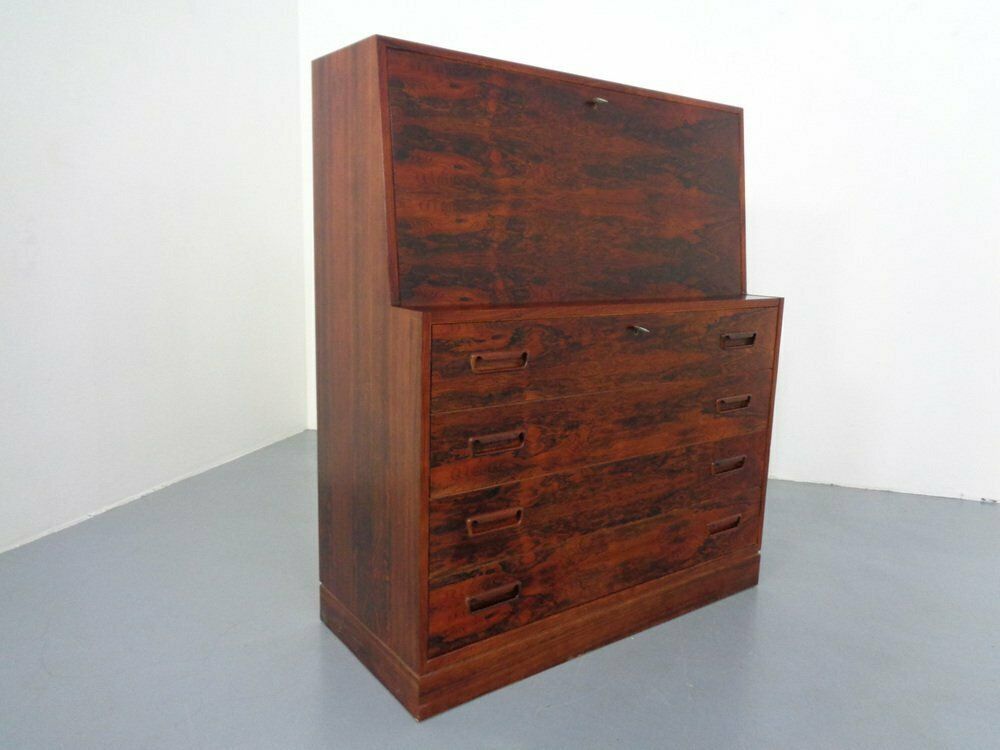 Danish Rosewood Secretary By Arne Wahl Iversen For Winning Mobelfabrik, 1960s photo for sale