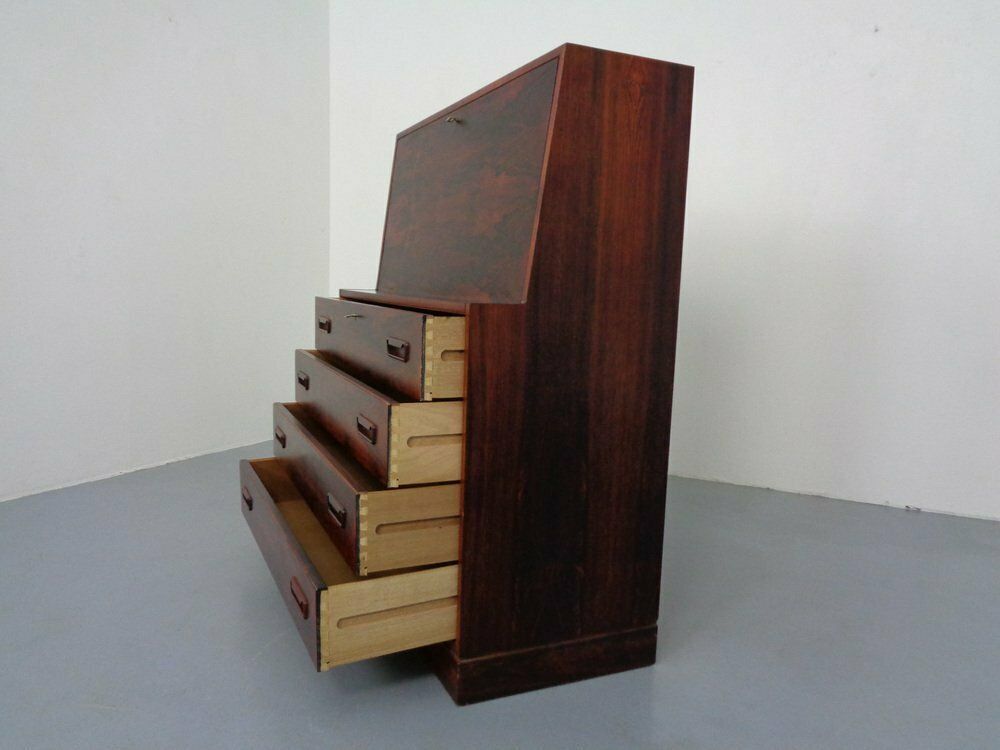 Danish Rosewood Secretary By Arne Wahl Iversen For Winning Mobelfabrik, 1960s photo buy