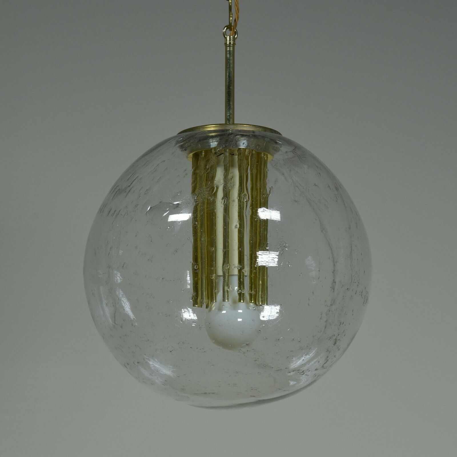 Vintage Bubble Globe Pendant By Doria Leuchten photo for sale