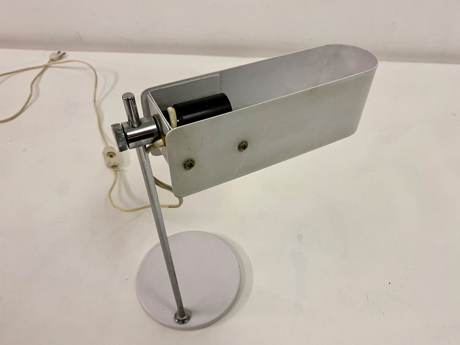 photo vinterior 1960s Italian Industrial Desk Lamp