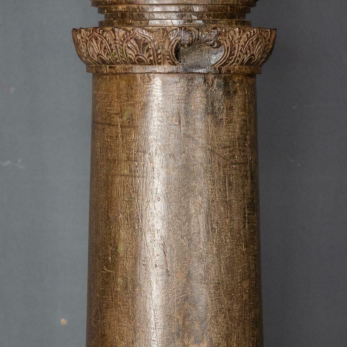 photo furniture 19th Century Indian Handcarved Architectural Columns, C.1860