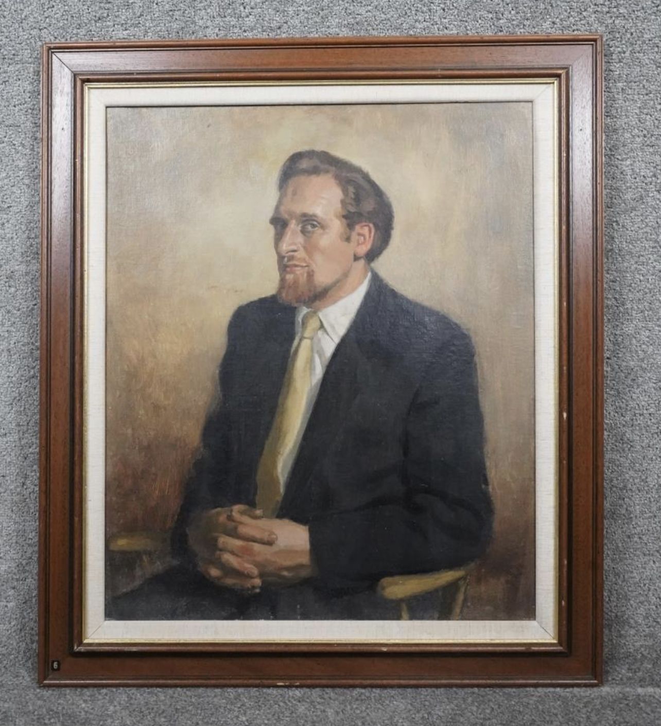A Derek Chittock (1922 1986) Portrait Of A Gentleman