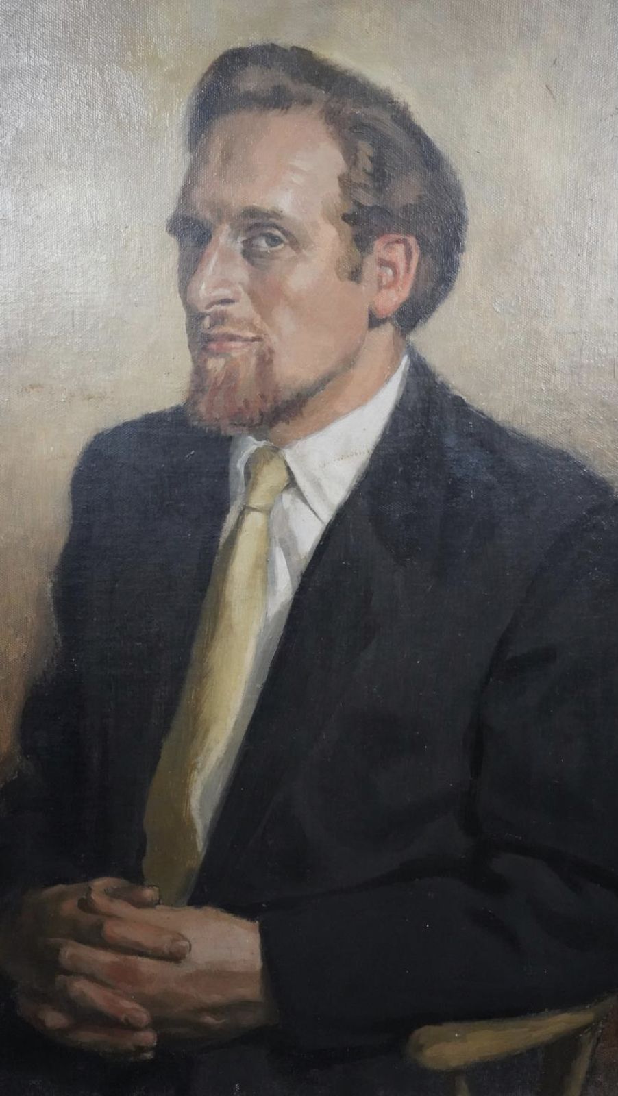 A Derek Chittock (1922 1986) Portrait Of A Gentleman photo furniture