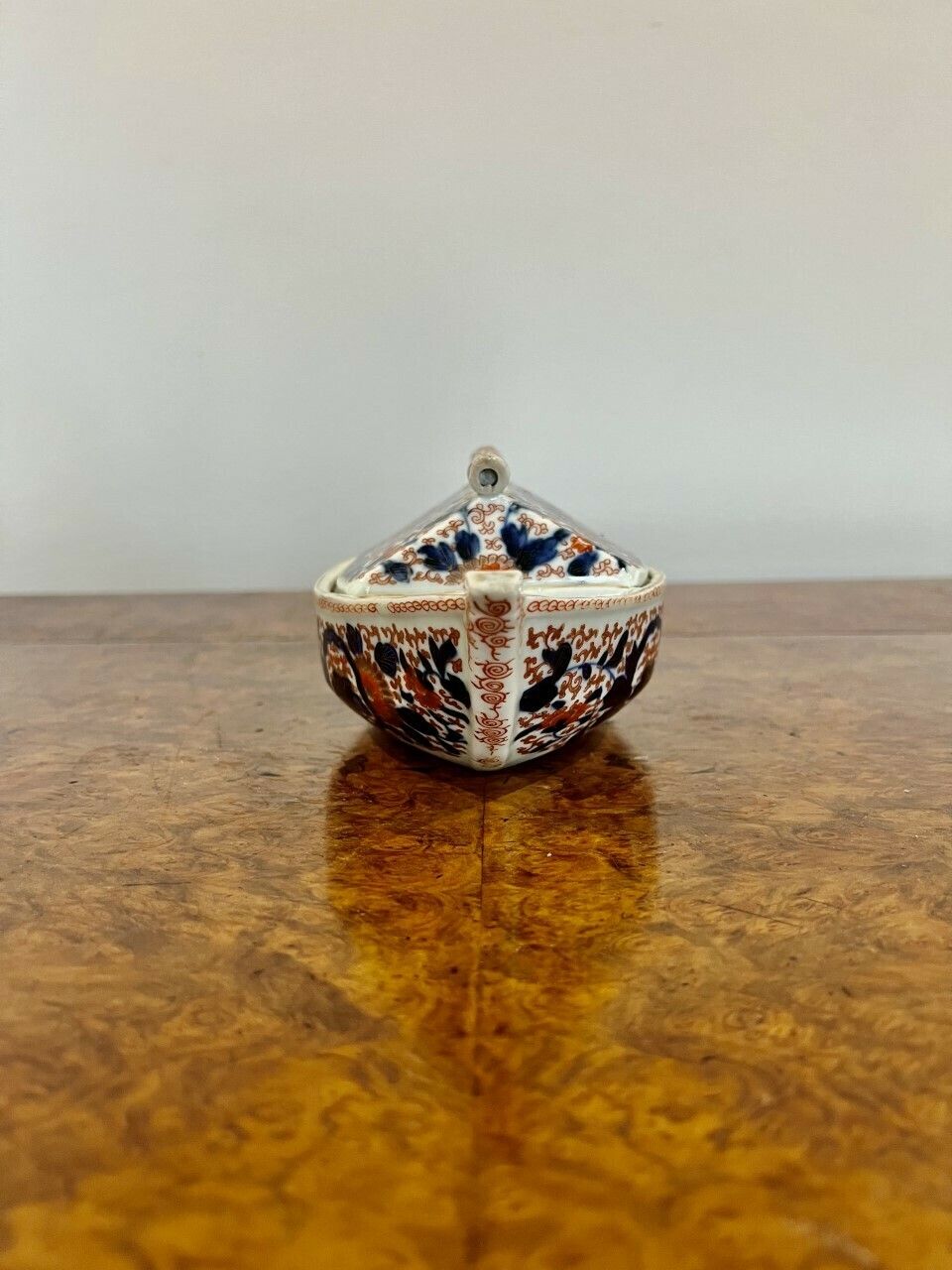 Unusual Antique Japanese Imari Quality Boat Shaped Dish photo Home Decor