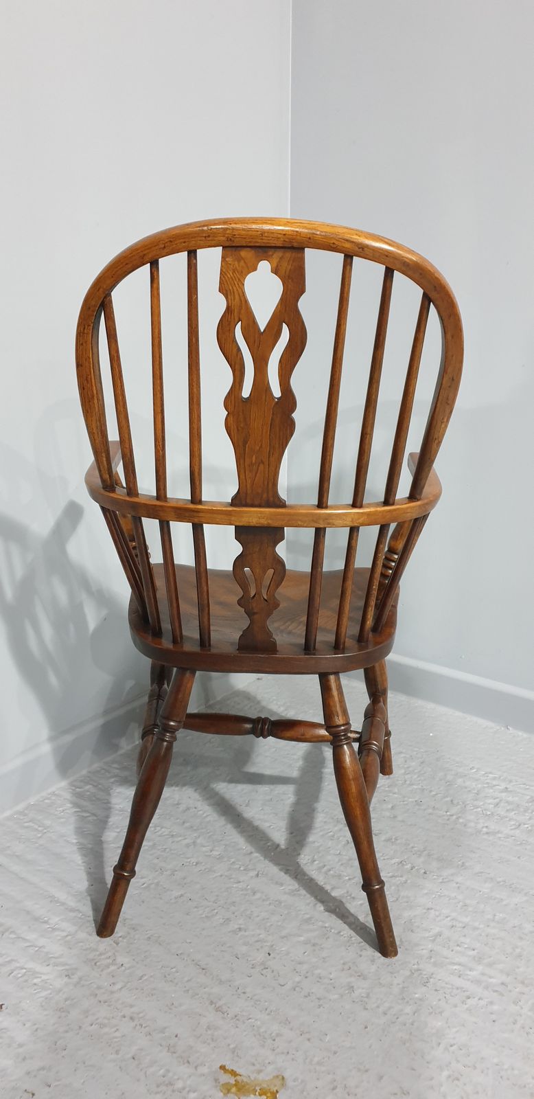 Ash And Elm Windsor Armchair, 1800s photo for sale