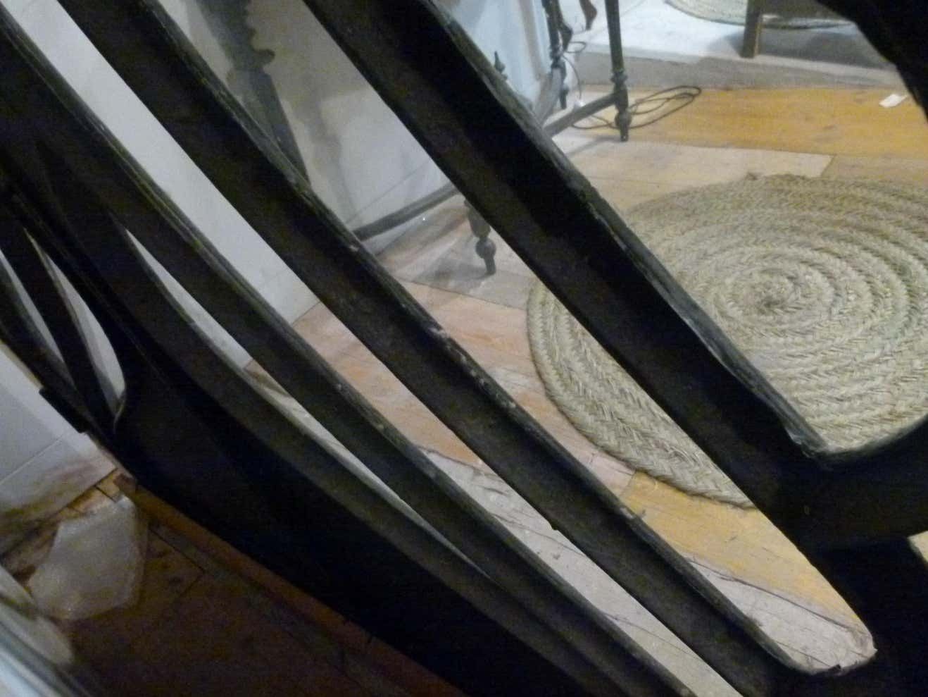 photo vinterior Double Front Door In Art Nouveau Style.