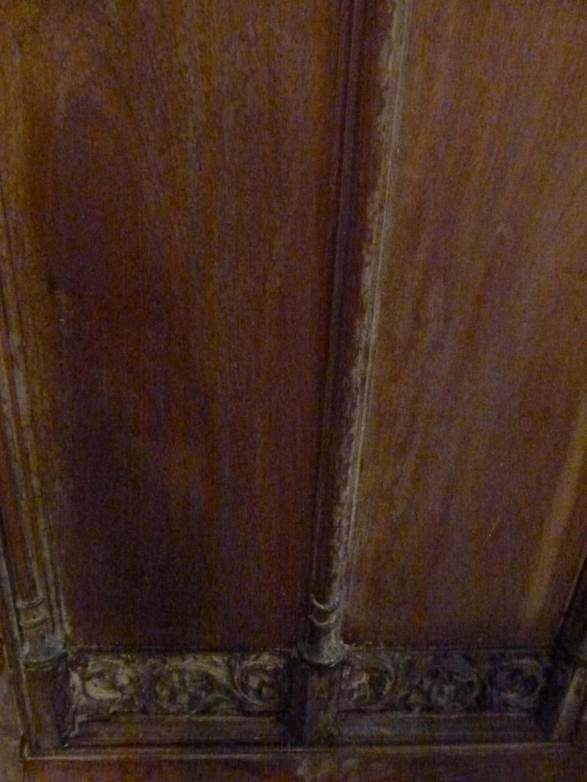 Gothic Revival Style Antique Wooden Double Leaf Door From Spain photo 4482.0