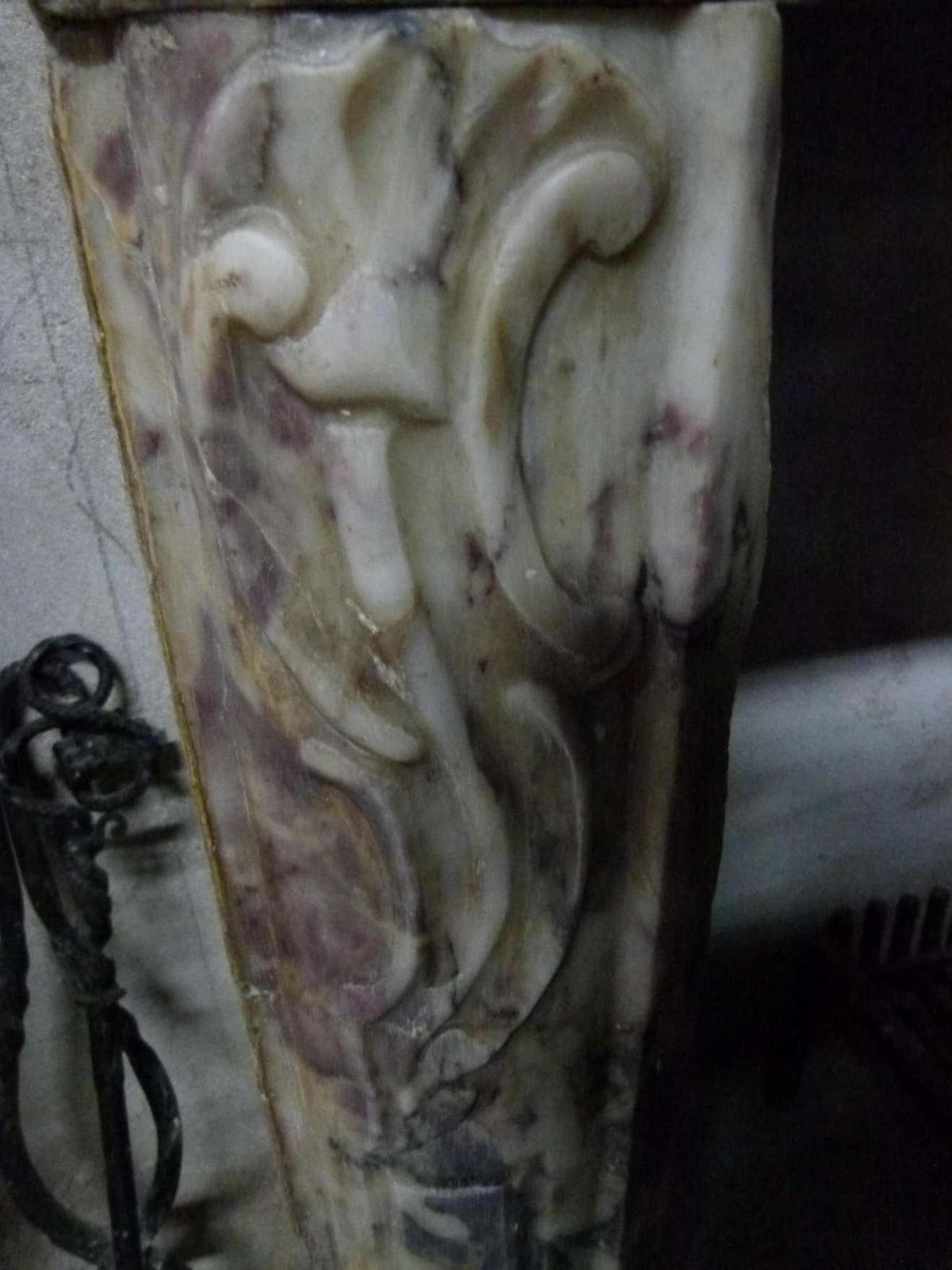 French Louis XV Style Marble Fire Place Mantel photo 12549.0