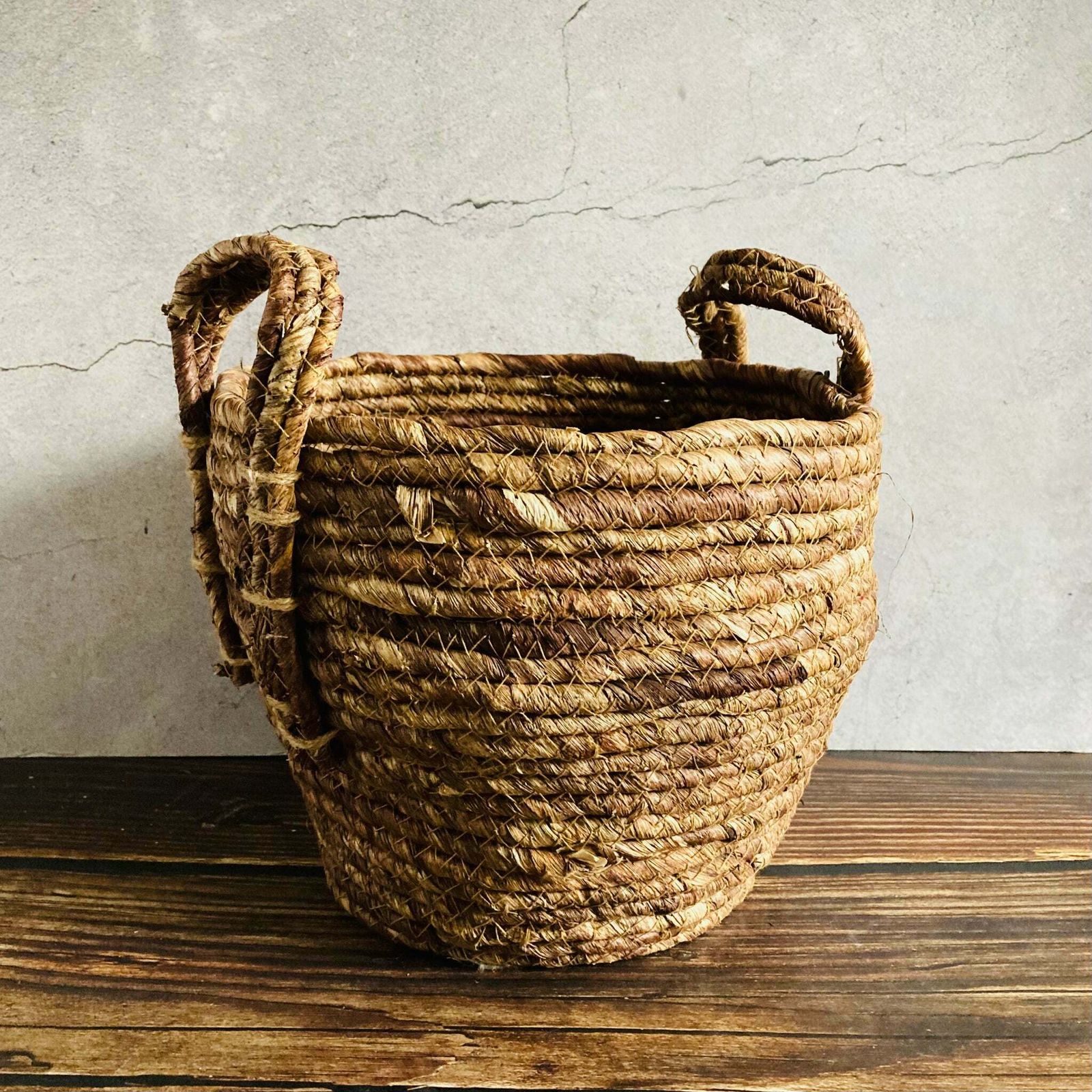 Handmade Natural Storage Basket photo furniture