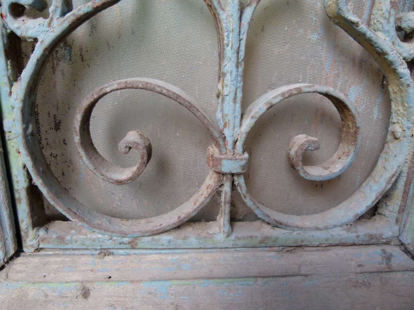 photo buy 19th Century Wooden Double Front Door In Art Nouveau Style
