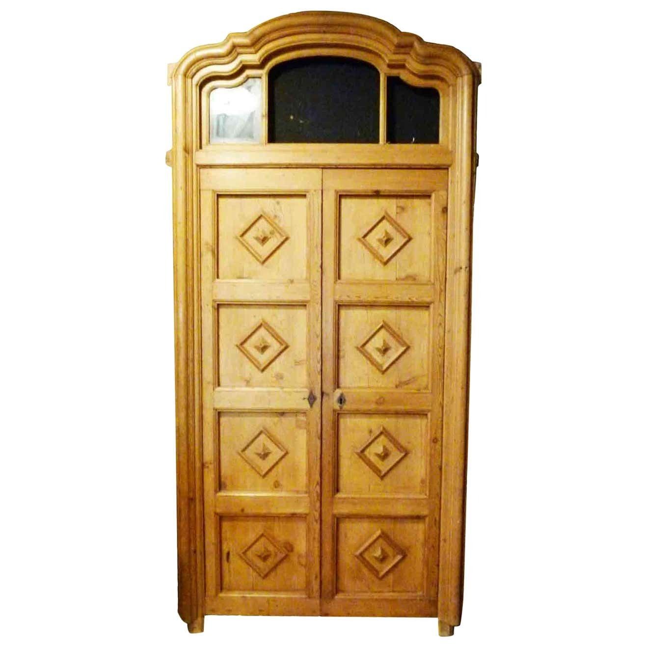 Antique Wooden Double Front Door