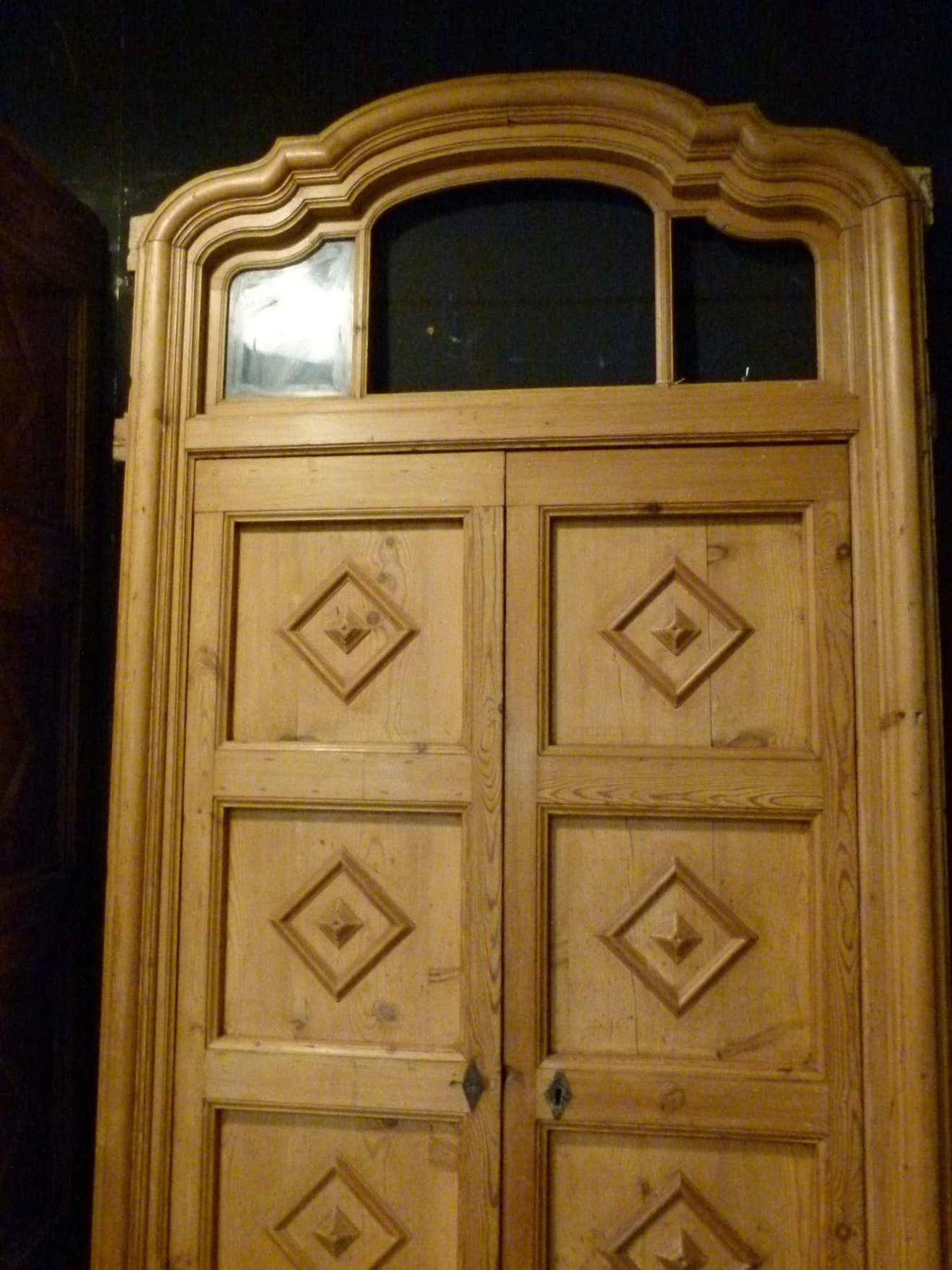 Antique Wooden Double Front Door photo furniture
