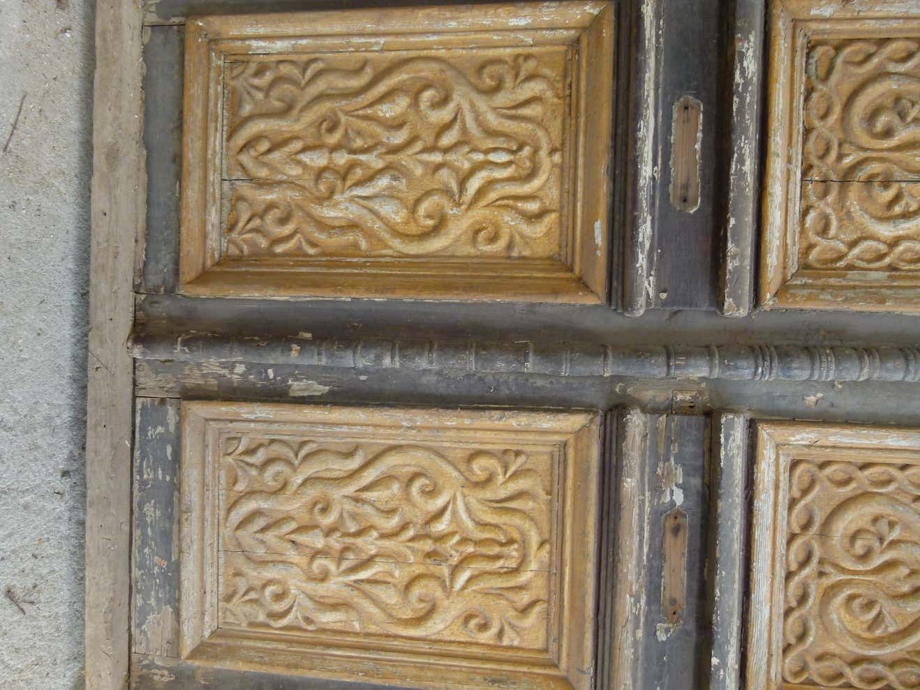 19th Century Double Front Door In Art Nouveau Style, Spain photo 5378.0