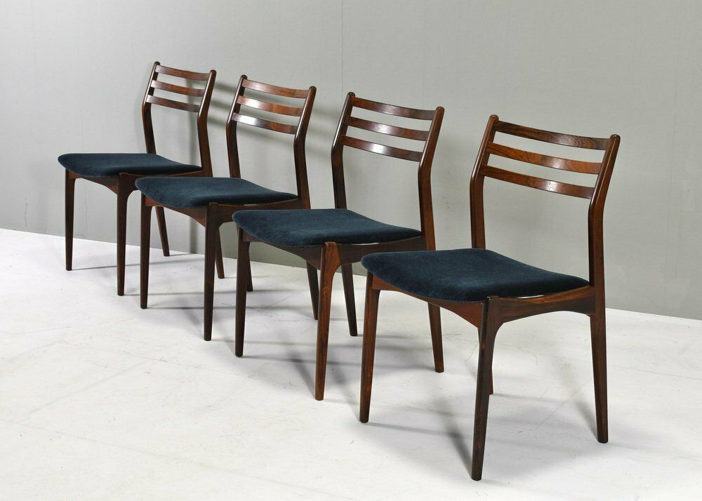 Scandinavian Danish Dining Chairs By Johannes Andersen, Denmark, 1960s, Set Of 4 photo buy