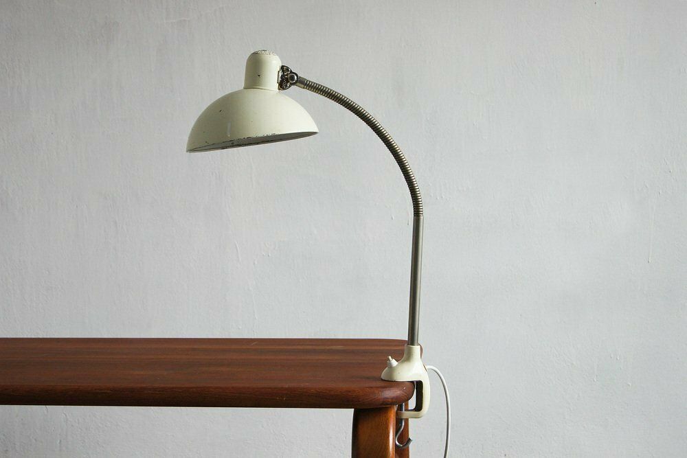 Bauhaus White Table By Christian Dell For Kaiser Idell / Kaiser Leuchten, 1950s photo furniture