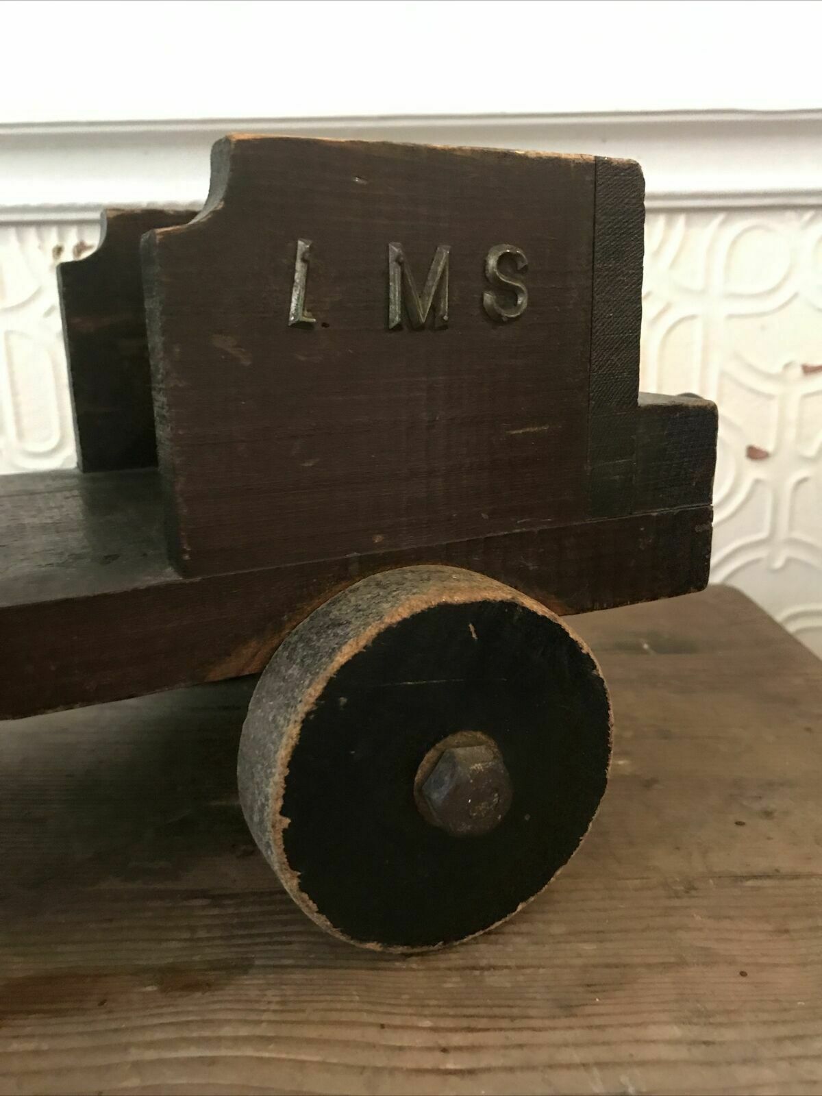 Lms Locomotives Scratch Built Antique Wooden Train Toy Display Large Railway photo vinterior