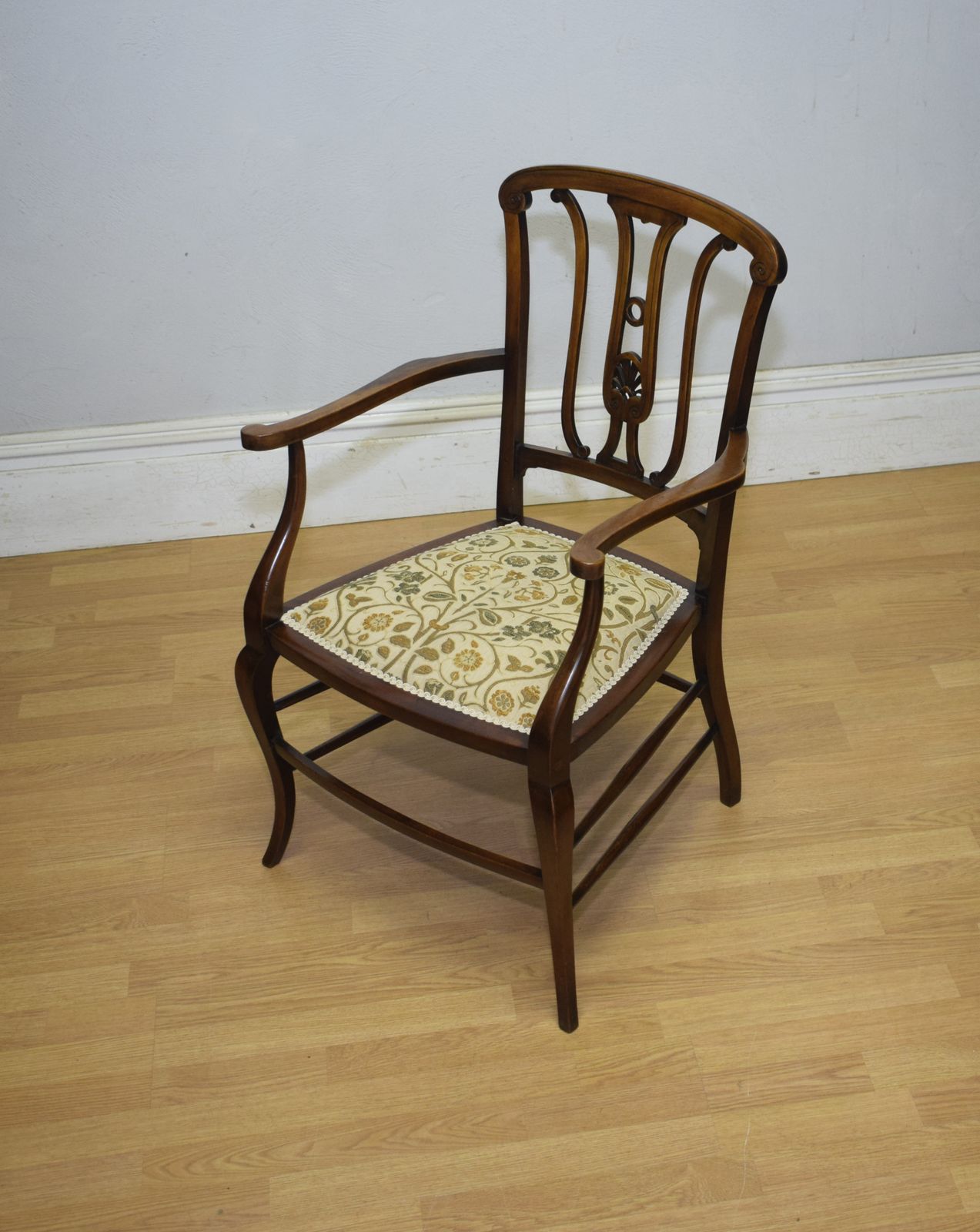 Edwardian Armchair, 1900s, Mahogany photo furniture