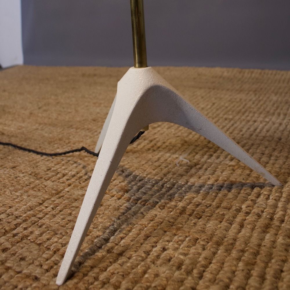 Midcentury Brass Floor Lamp, 1960s photo Lighting