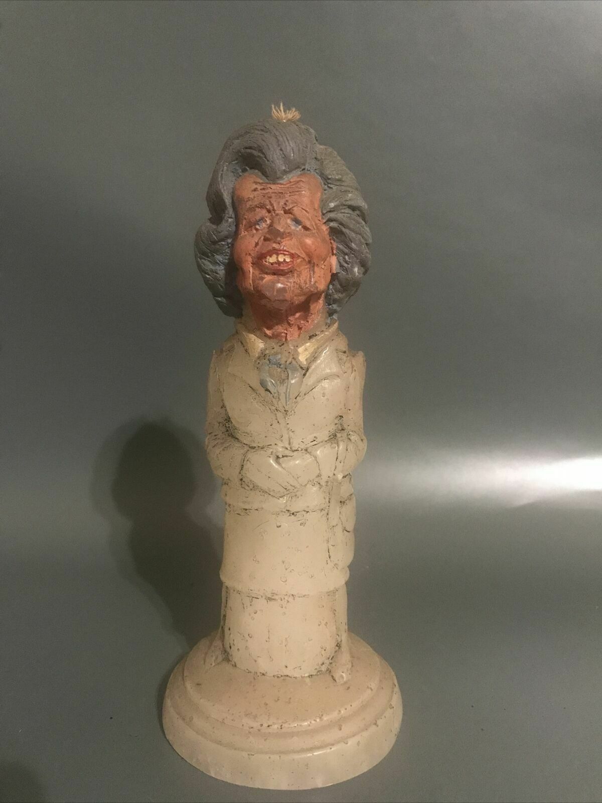 Rare John Somerville Margaret Thatcher Candle Sculpture Political Art Figurative