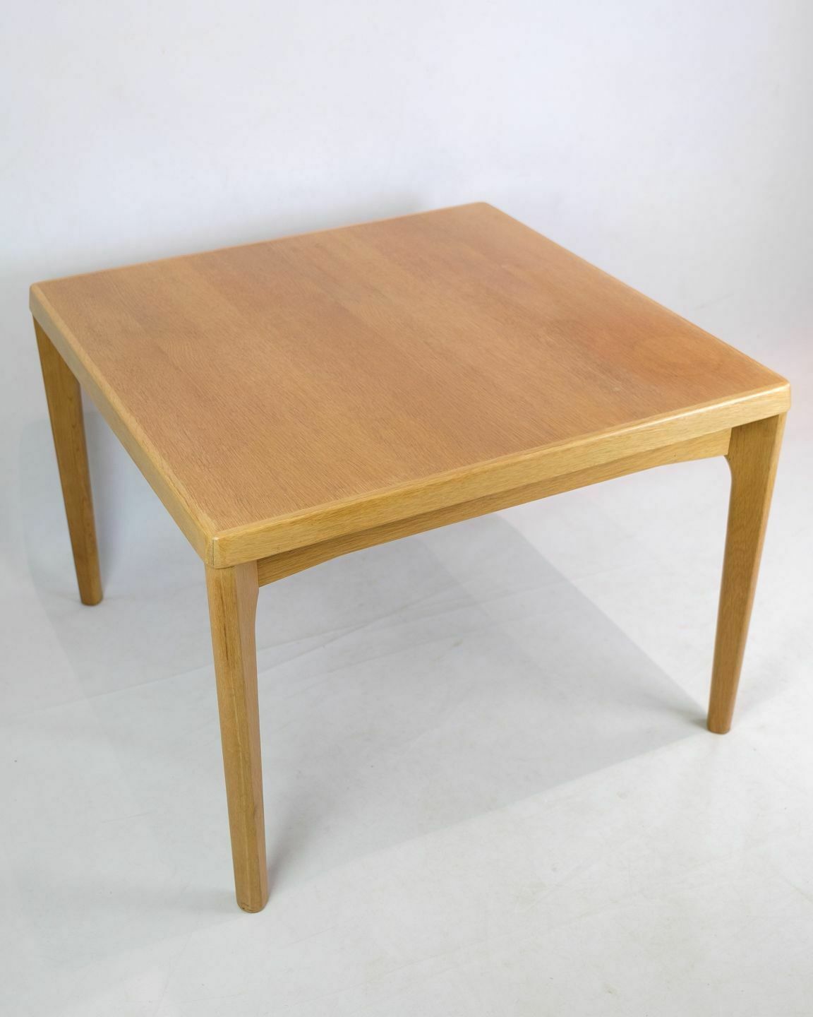 Coffee Table In Oak By Henning Kjærnulf For Vejle Chairs And Furniture Factory From 1960s.