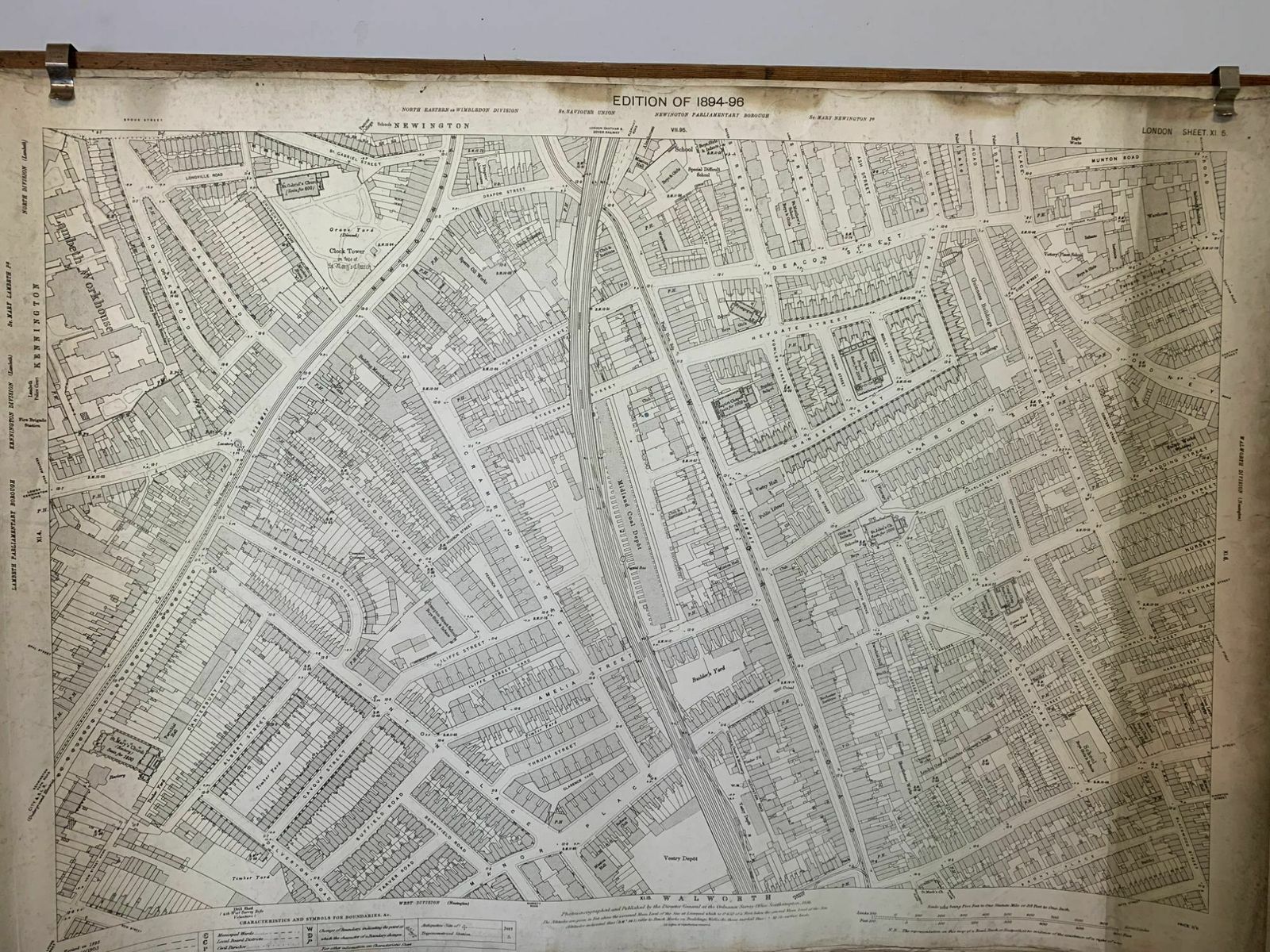 Land Registry London Maps Walworth 1895