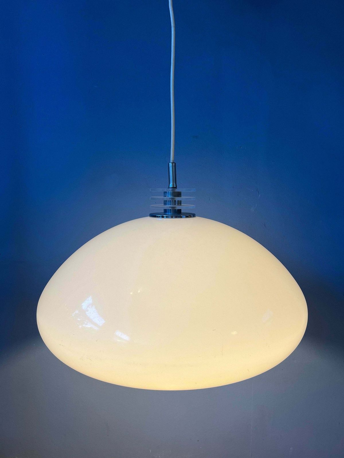 Mushroom Hanglamp – Wit Space Age Verlichtingsarmatuur photo Verlichting