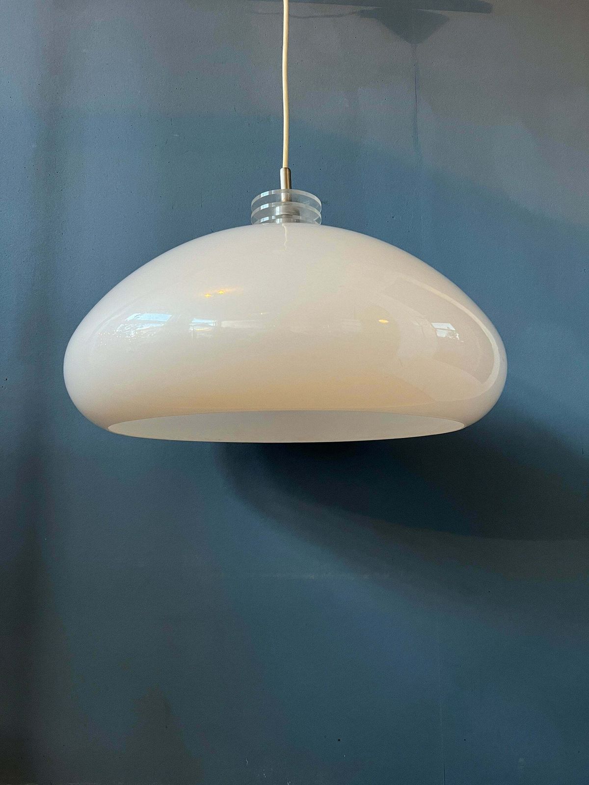 Mushroom Hanglamp – Wit Space Age Verlichtingsarmatuur photo buy