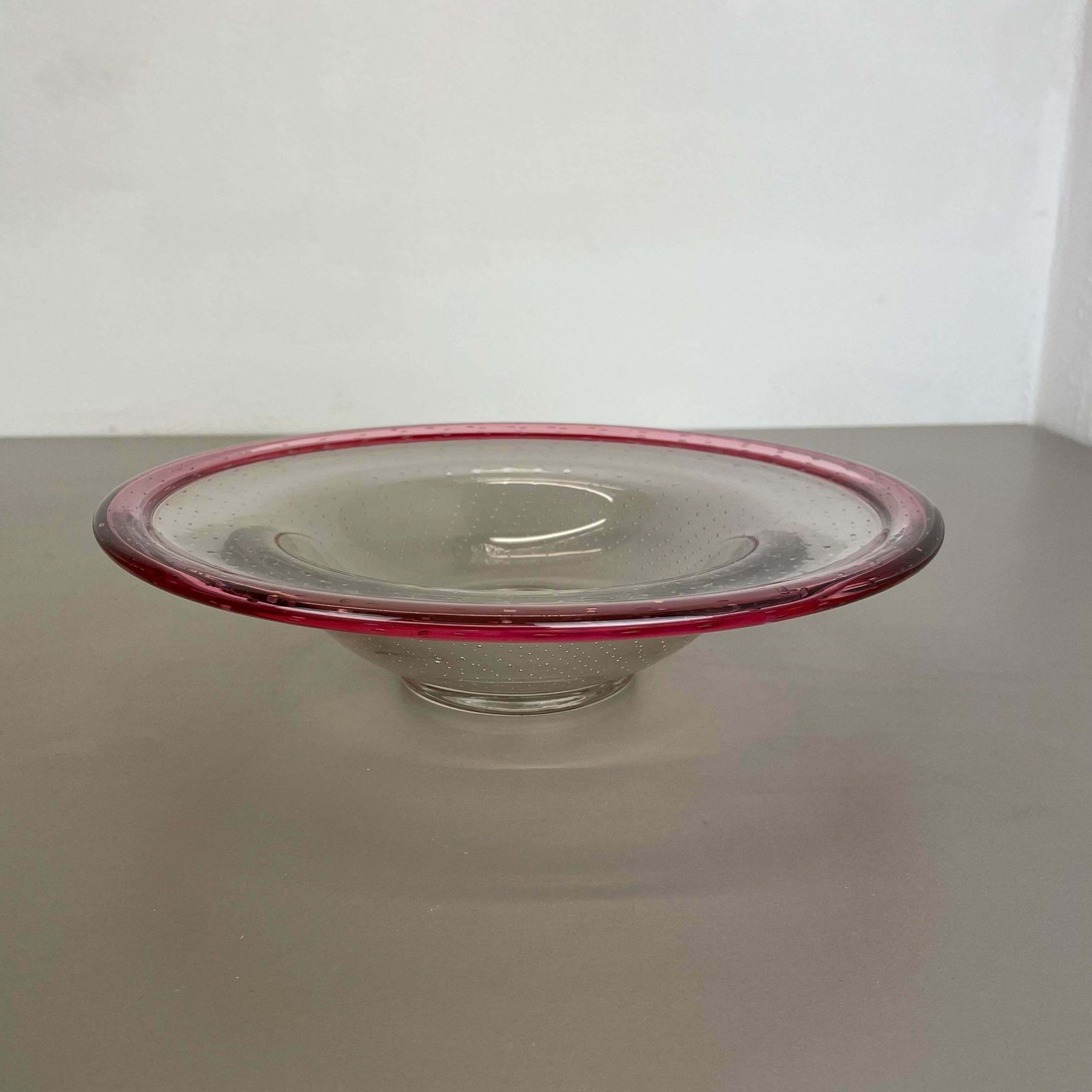 German Glass Bowl By Karl Wiedmann For Wmf, 1960s Baushaus Art Deco photo Home Decor