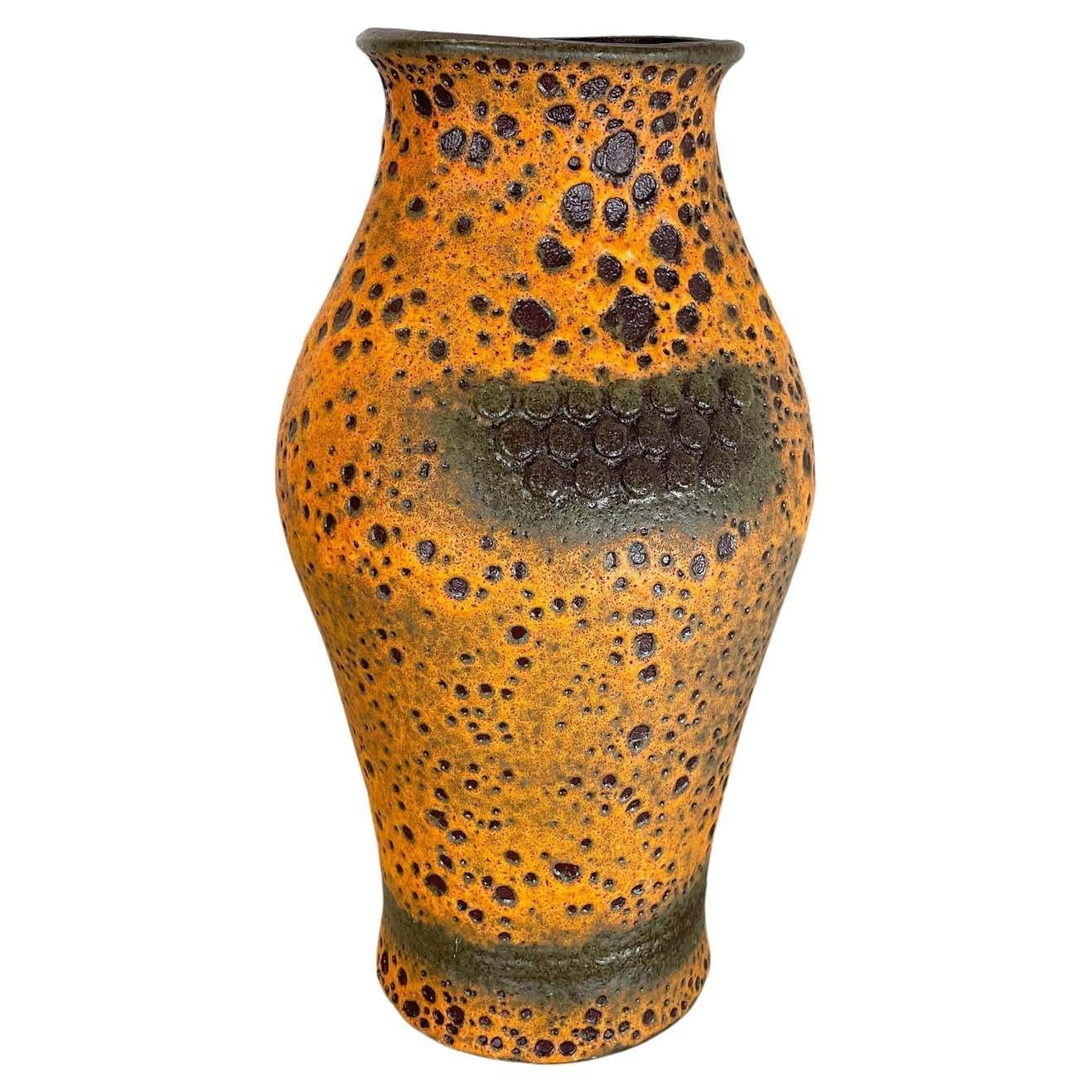 Fat Lava Ceramic Vase "Robot" By Heinz Siery Carstens Tönnieshof, Germany, 1960s